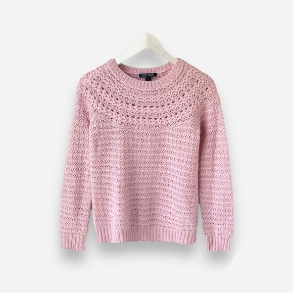 Ralph Lauren Sweaters - 🌸Ralph Lauren🌸 Long Sleeve Sweater Size Small Pink Good Condition